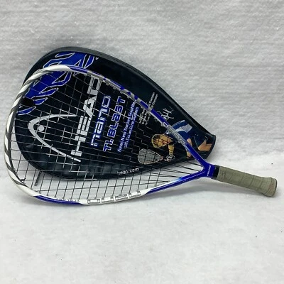 Head Nano TI Blast Racquetball Racquet 3 5/8 Grip With Case Sudsy Monchik - Image 1 of 4