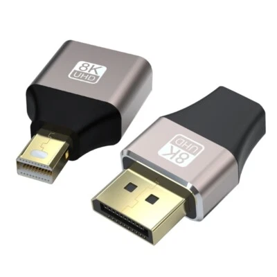 8K DisplayPort 1.4 8K 60hz to DisplayPort DisplayPort Adapter Male/Female - Image 1 of 4