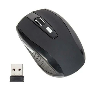 2.4GHz Wireless Optical Mouse Adjustable DPI Cordless Mice + Receiver for Laptop - Picture 1 of 9