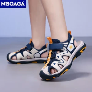 Summer Sport Sandals for Children'S 5-16 Years Boys Breathable Anti-Slip Beach S - Picture 1 of 15
