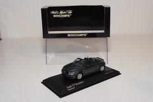 A93 1:43 MINICHAMPS 430 017231 AUDI TT ROADSTER STEPPE GRASS GREEN METALLIC MIB - Foto 1 di 20