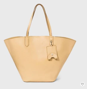 A New Day Oversized Fan Tote Handbag**Wheat**NWT - Picture 1 of 3