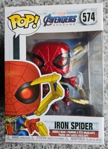Funko Pop! Marvel Iron Spider Vinyl Figure Avengers Spider-Man Infinity Endgame - Picture 1 of 7
