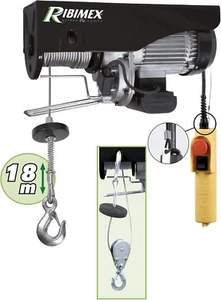 Ribimex PA600D-18 Paranco Elettrico 300/600 Kg con Puleggia Motore 220V 1050W - Foto 1 di 4