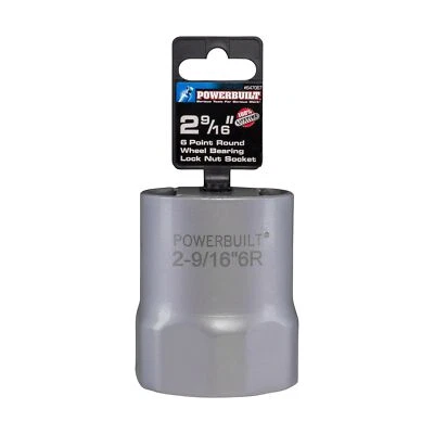 Powerbuilt 647067 2-9/16-Inch 6-Point Rounded Hex Wheel Bearing Locknut Socket - Image 1 of 2