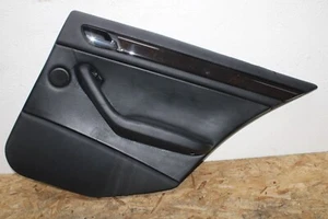 BMW E46 323 325 330 Sedan Rear Right Passenger Side Door Panel Cover Black OEM - Picture 1 of 10