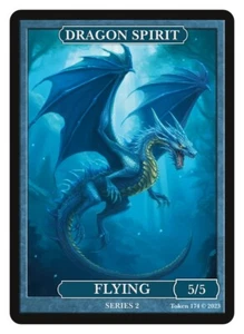 Dragon Spirit Token Flying Givememana Tokens Series 2 Magic the Gathering MTG - Picture 1 of 2