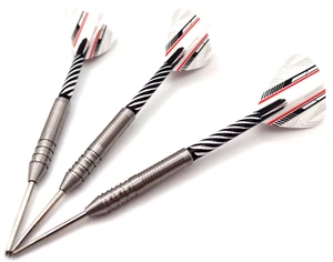 21g Tungsten Darts Set - Barrels, Spiral Stems + Strong Kite Shape Dart Flights - Bild 1 von 18