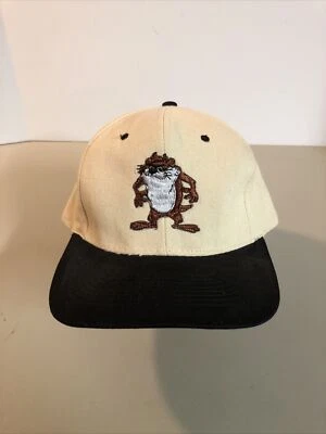 Vintage Taz Ball Cap Hat Tasmanian Devil Looney Tunes Snap Back Flat Warner Bro - Image 1 of 4