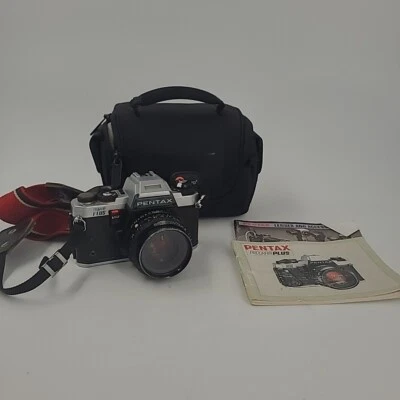 Pentax Program Plus 35mm SLR Camera w/ SMC Pentax-A 50mm 1:7 Lens and Case - Image 1 of 4