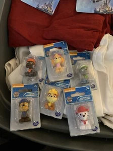 Paw Patrol Figures Rubble Rocky Zuma Marshall Skye Chase Mini Toy 6 - Picture 1 of 7