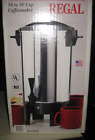 VINTAGE REGAL AUTOMATIC PERCOLATOR URN COFFEE MAKER 7030 10-30 CUPS Tested WORKS