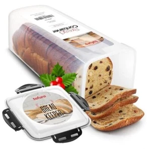 Bread Container | Plastic Bread Box | Bread Keeper with Airtight Lid 1 - PACK - Picture 1 of 7