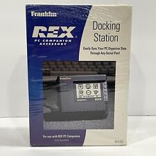 NEW Franklin REX DOCKING STATION REX-DS Vintage 1998 To Use w PC Organizer