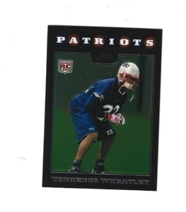 2008 Topps Chrome #TC240 Terrence Wheatley RC NEW ENGLAND  PATRIOTS - Picture 1 of 1