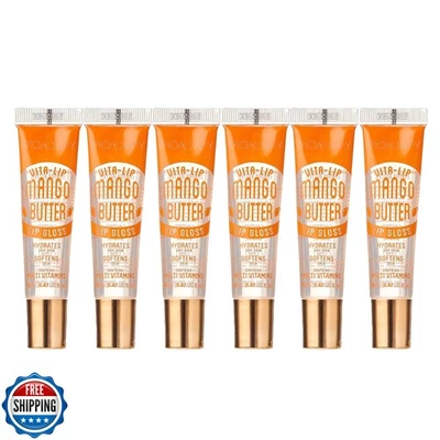 Ruby Kisses Broadway Vita-Lip Clear Lip Gloss (Mango Butter 6 Pack), Ultra-Hy - Image 1 of 4
