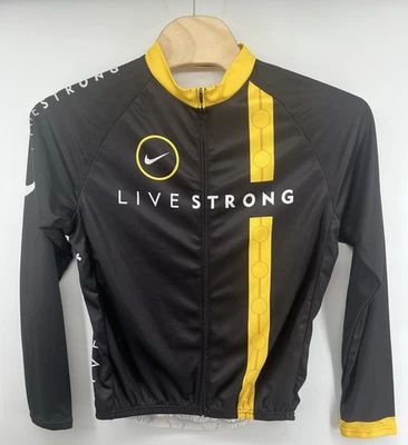 Camiseta Nike Livestrong Cremallera Completa Manga Larga Grande XL Para Hombre *Ver Medidas* Foto 1 de 4