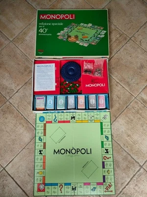 MONOPOLI Edizione Speciale 40°Anniversario Gioco di Società EG Editrice Giochi - Immagine 1 di 4