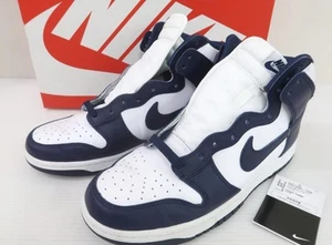 Nike Dunk High Retro Men US 10 Leather Sneakers Blue/White no113 no113 no113 - Picture 1 of 10