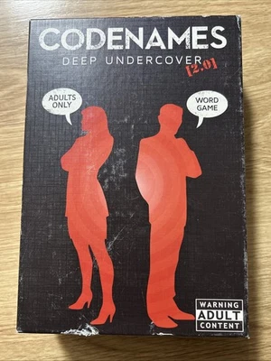 **100% COMPLETE** Codenames Deep Undercover 2.0 Adult Game Out Of Print & Rare - Image 1 of 4