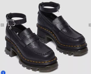 Dr. Martens Women’s CORRAN WEDNESDAY HEELED LOAFERS Size 11 - New - Picture 1 of 6