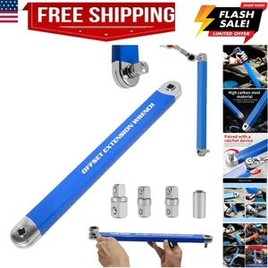 Offset Verlängerungsschlüssel Set - 1/2", 1/4", 3/8" Vierkant Adapter, 1/4" So... - Bild 1 von 10