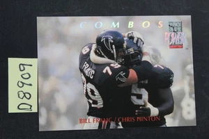 1992 Pro Set Power #9 Bill Fralic / Chris Hinton Combos (D8909 - Picture 1 of 2