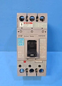 Siemens FXD63B200 200A 600V 3Pole 3Ph 200A Trip ITE Sentron Circuit Breaker - Picture 1 of 9