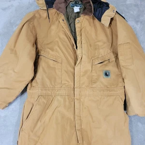 Berner Herren Overall 2XL (52-54) Thermo Braun Arbeitskleidung mit abnehmbarer Kapuze - Bild 1 von 19