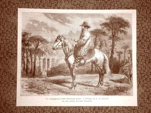 Un campagnolo della Maremma senese nel 1863 Siena Toscana - Picture 1 of 1