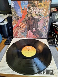 SANTANA ABRAXAS EX/EX CBS VINYL LP ROCK ALBUM - Picture 1 of 4