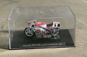 Deagostini Model Motorbike Honda RS 125 Loris Capirossi 1991 1/24 - Picture 1 of 4