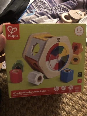 Hape Wooden Wonder Shape Sorter  - Image 1 of 4