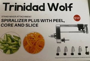 Trinidad Wolf Standmixer Aufsatz Spiralisierer Plus mit Schale, Kern und Scheibe 5 - Bild 1 von 5