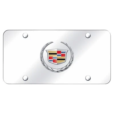 Cadillac New Logo License Plate (Chrome) - Image 1 of 2