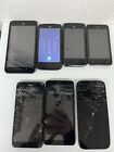 Lot Of 7 TracFone ZTE / TCL Android Smartphones For Parts Or Repair T1