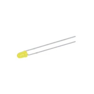 5X L-7104SYDK LED 3mm jaune 70-150mcd 40° avant : bombé Anz. Sortie : 2 KINGB... - Photo 1/1