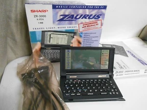 Vintage Sharp Zaurus ZR-3000 PDA Portable Personal Computer Organizer K-PDA - Photo 1 sur 18