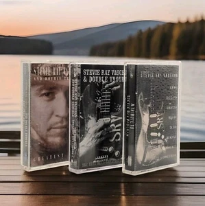 Stevie Ray Vaughan Double Trouble Cassette Tape Greatest Hits Vol.2 A Tribute To - Picture 1 of 4