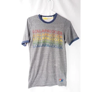 Camiseta Aviator Nation 2017 Lollapalooza Hecha en EE. UU. Talla Pequeña Grand Park - Imagen 1 de 8