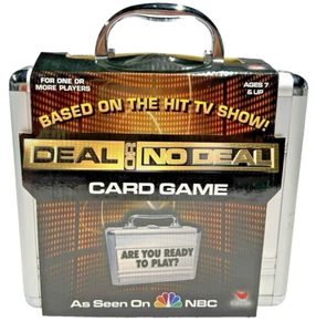 Deal Or No Deal- Card Game-In Silver Briefcase-Based On  Hit TV Show On NBC- New - Picture 1 of 5
