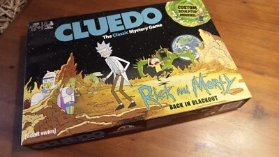 Cluedo Rick & Morty/Back In Blackout Edition Mystery Board Game Hasbro Age 17+ - Image 1 of 4