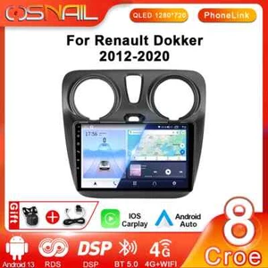 Android13 DSP GPS for Renault Lodgy Dacia Dokker 2012-2020 2Din Multimedia Radio - Picture 1 of 32