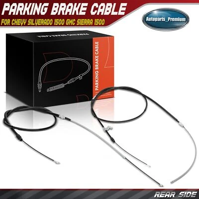 Cable de freno de estacionamiento trasero derecho y derecho para Chevrolet Silverado 1500 GMC Sierra 1500 Foto 1 de 4