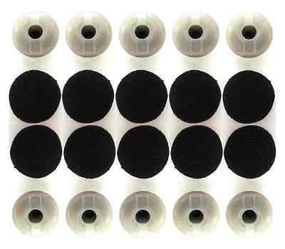 12 Large w/ Foam Plantronics Voyager PRO, PRO HD, PRO Plus, Earbuds,Tips, Gels - Image 1 of 3