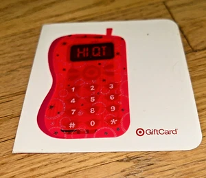 2006 Vintage TARGET Gift Card (NO VALUE) Collectible #9 - SPARKLING CELL PHONE - Picture 1 of 3