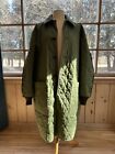 NOMA T.D. MULTI QUILTED REVERSIBLE COAT OLIVE/NAVY SZ 4
