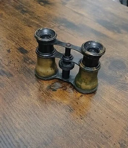 Binocolo Da Teatro, Vintage In Ottone - Foto 1 di 4