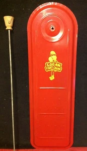 Vintage Logan Fight Champ 50er/60er Boxen Boxsack Spielzeug, roter Sockel #725 Box - Bild 1 von 12
