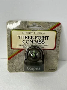 Three-Point Compass Free Floating Stick On 1990 Luxury Edition NOS - Picture 1 of 2